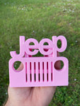 Jeep Wrangler 2” Tow Receiver Hitch Cover Pink