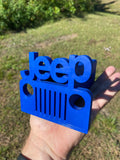 Jeep Wrangler 2” Tow Receiver Hitch Cover Accessory Blue