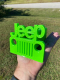 Jeep Wrangler 2” Tow Receiver Hitch Cover Lime Green