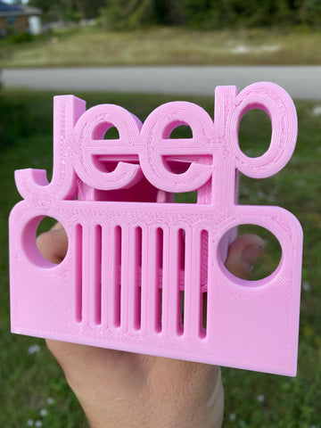 Jeep Wrangler 2” Tow Receiver Hitch Cover Pink