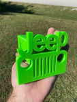 Jeep Wrangler 2” Tow Receiver Hitch Cover Lime Green